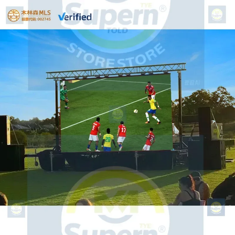 Layar LED lintas batas luar ruangan P3.91 layar sewa LED penuh warna layar tampilan elektronik kinerja dalam ruangan panggung