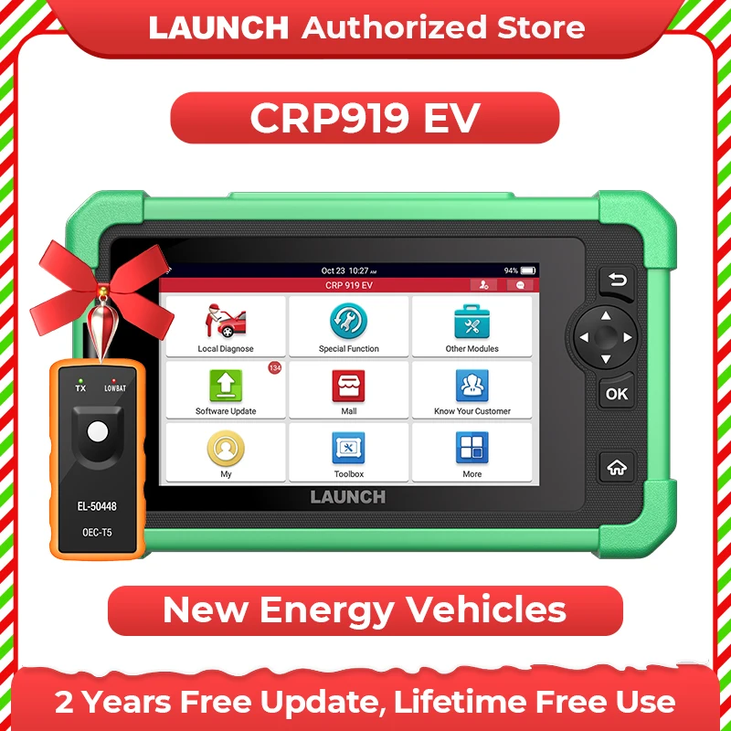 

LAUNCH CRP919 EV Electric Car Diagnostic Tool New Energy Vehicle Scanner Automotive Diagnosis 2 Years Free Update