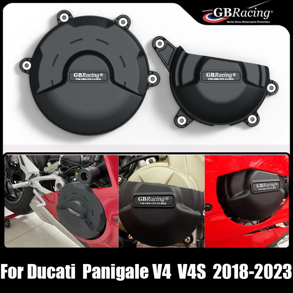 

Крышка двигателя мотоцикла, защитный чехол для DUCATI Panigale V4S V4 2018 2019 2020 2021 2022 2023, защитные чехлы для двигателя