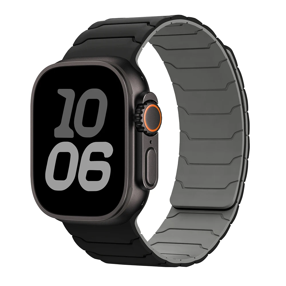 magnetische band voor Apple Watch Band ultra 2 3 49 mm 44 mm 40 mm 41 mm 46 mm 42 mm 45 mm 38 siliconen armband IWatch-serie 11 9 8 SE 10