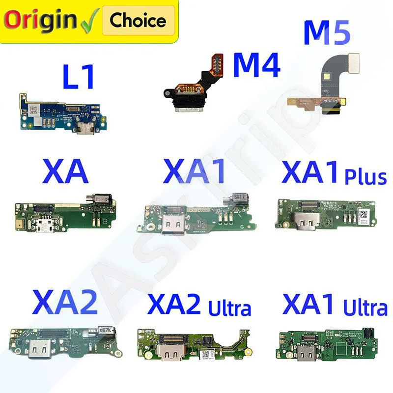 Doca inferior usb placa de microfone conector de carregamento porta cabo flexível para sony xperia l1 l2 l3 l4 m4 m5 xa xa1 xa2 plus compacto premium