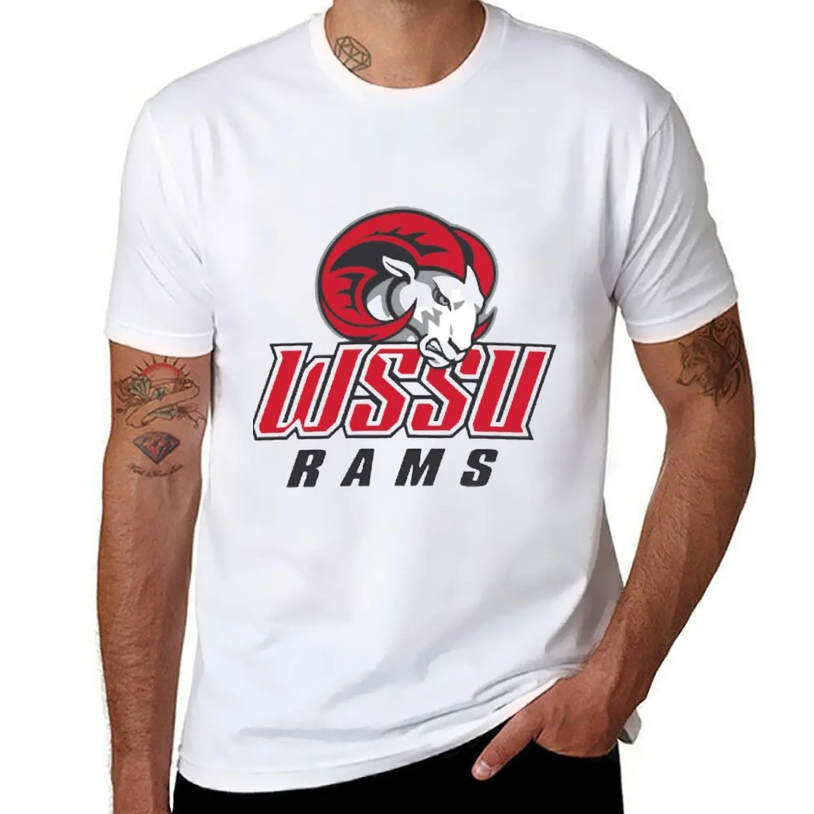 

WSSU Rams Red T-Shirt funny t shirts man anime t shirts for man T-Shirt