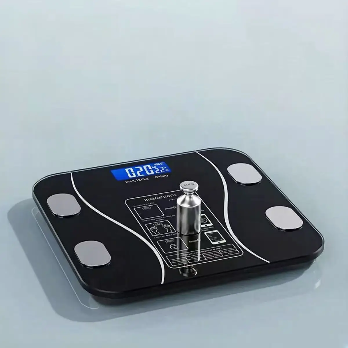 Body Fat Scale Smart Wireless Digital Bathroom Weight Scale Body Composition Analyzer With Smartphone App Bluetooth-compatible