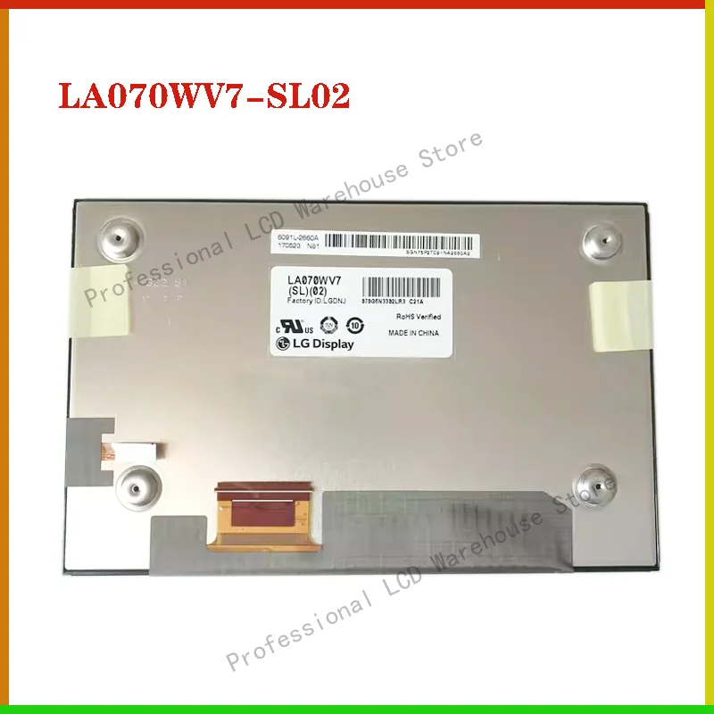 

7 inch LCD Display Screen LA070WV7 (SL)(02) LA070WV7-SL02 For Toyota Civic 10th Generation GPS Navigation LCD Display 2016-2019