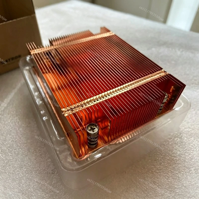 For LGA2011 CPU Cooler T318, Full Copper VC Cooling, Compatible with X99I Mini PC, Supermicro/Inspur 1U Server X79 Motherboard