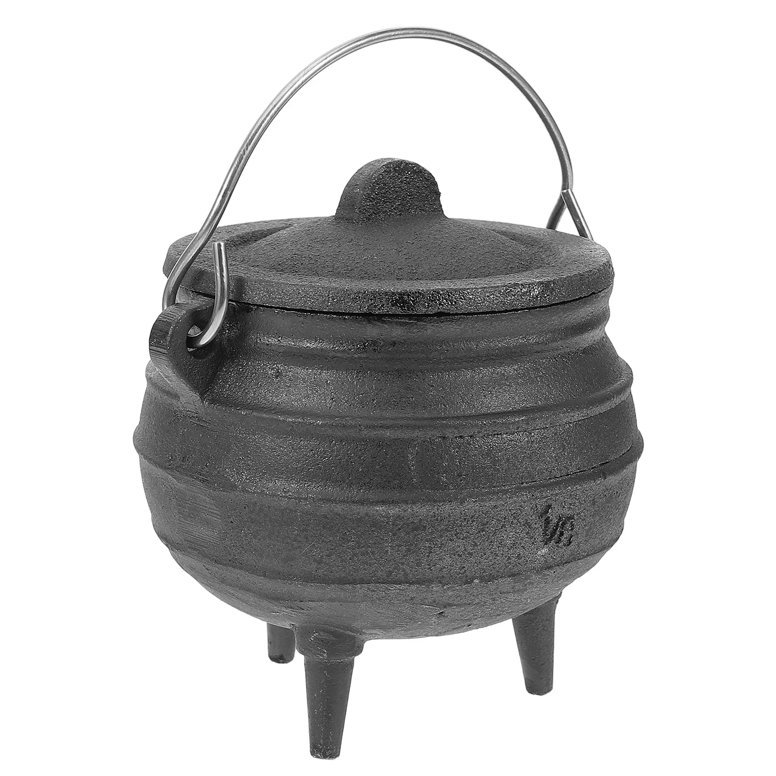 Olla de hierro fundido, accesorio de sacrificio, fiesta de Halloween, mesa decorativa, olla de hierro fundido, decoración religiosa, accesorio de sacrificio