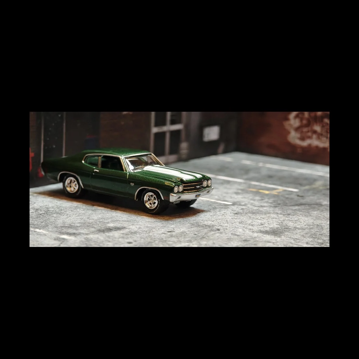 Green Light 1:64 John Wick — 1970 Chevrolet SS 396 John Wick 44780-F Модель игрушечного автомобиля, детский подарок.