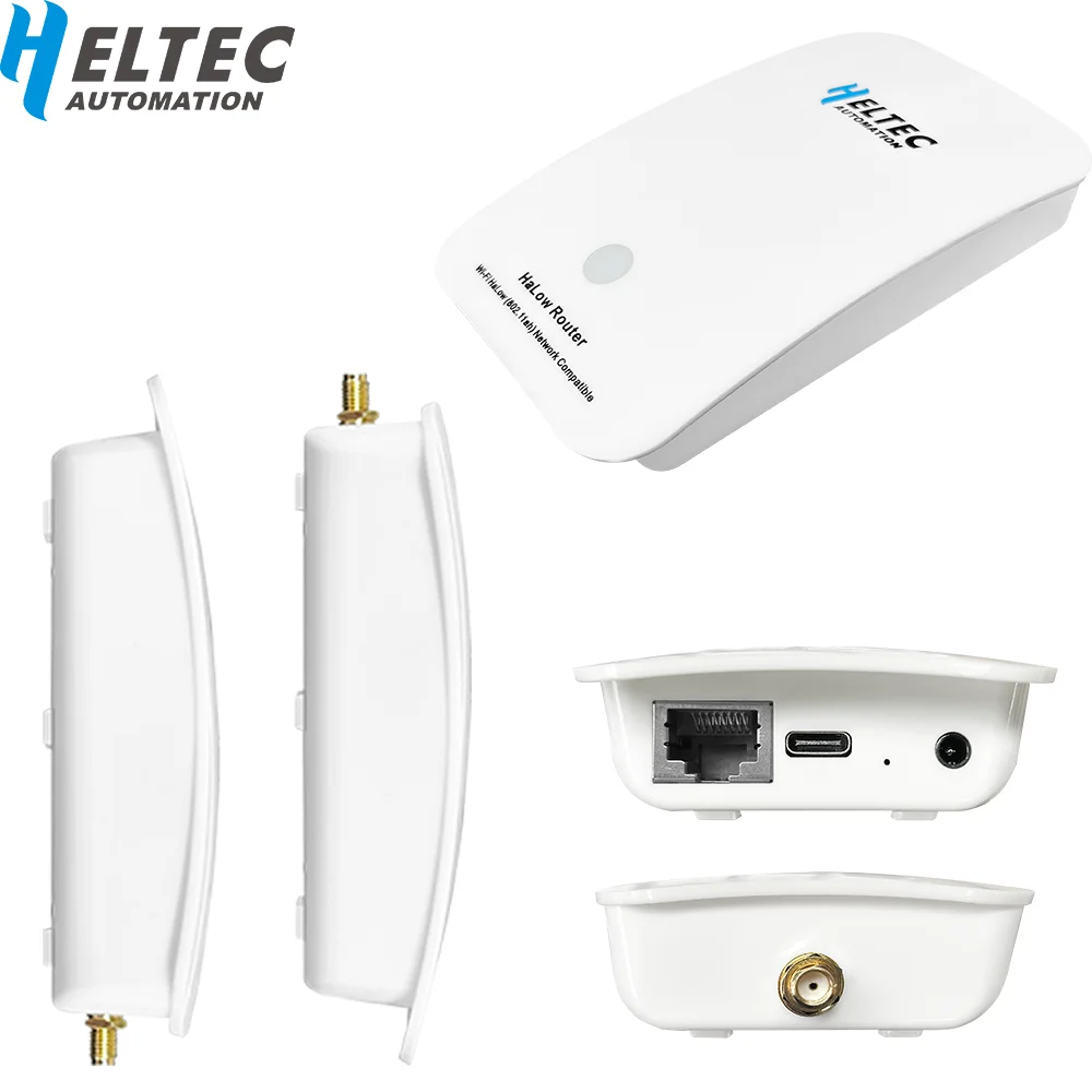 Heltec Wi-Fi HaLow HT-H7608 Stérilisation IEEE 11ah Passerelle Bande Touristique Prolongateur Wi-Fi 3km Passerelle Longue Distance Transmission Vitesse Plus Rapide