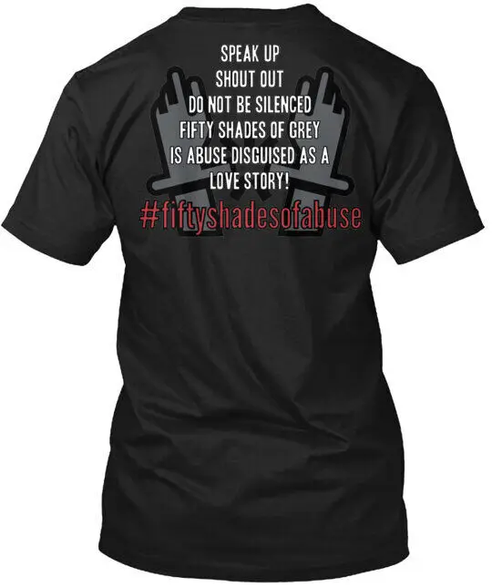 Fifty Shades of Abuse Tee T-Shirt Made in the USA Anime Pattern Clothing Cotton Short SleeveY2K Luxury brand high quality 100%