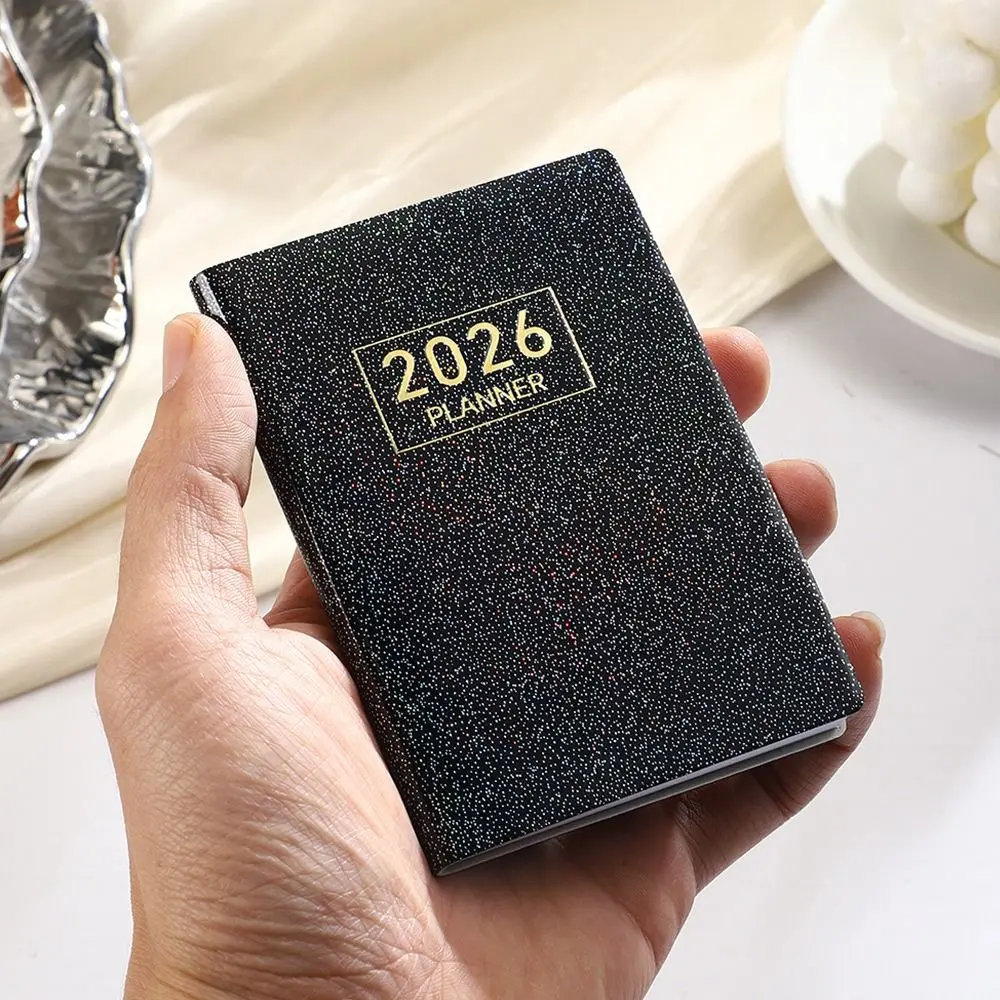 Simple Thick A7 Mini Notebook Square Calendar Weekly Planner Notepad To Do List School Office Portable Pocket Memo Diary