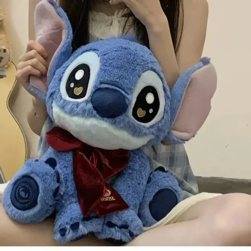 Potdemiel 35 cm Lilo & Stitch Plüschpuppe Kawaii Cartoon Anime Gefülltes Stofftier Kindergeburtstag Süßes Kindergeschenk