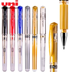 6pcs Japan UNI 1.0mm Gel Pens UM-153 Smooth Non-smudge High-gloss White Pen Wedding Meeting Signature Art Supplies Stationery