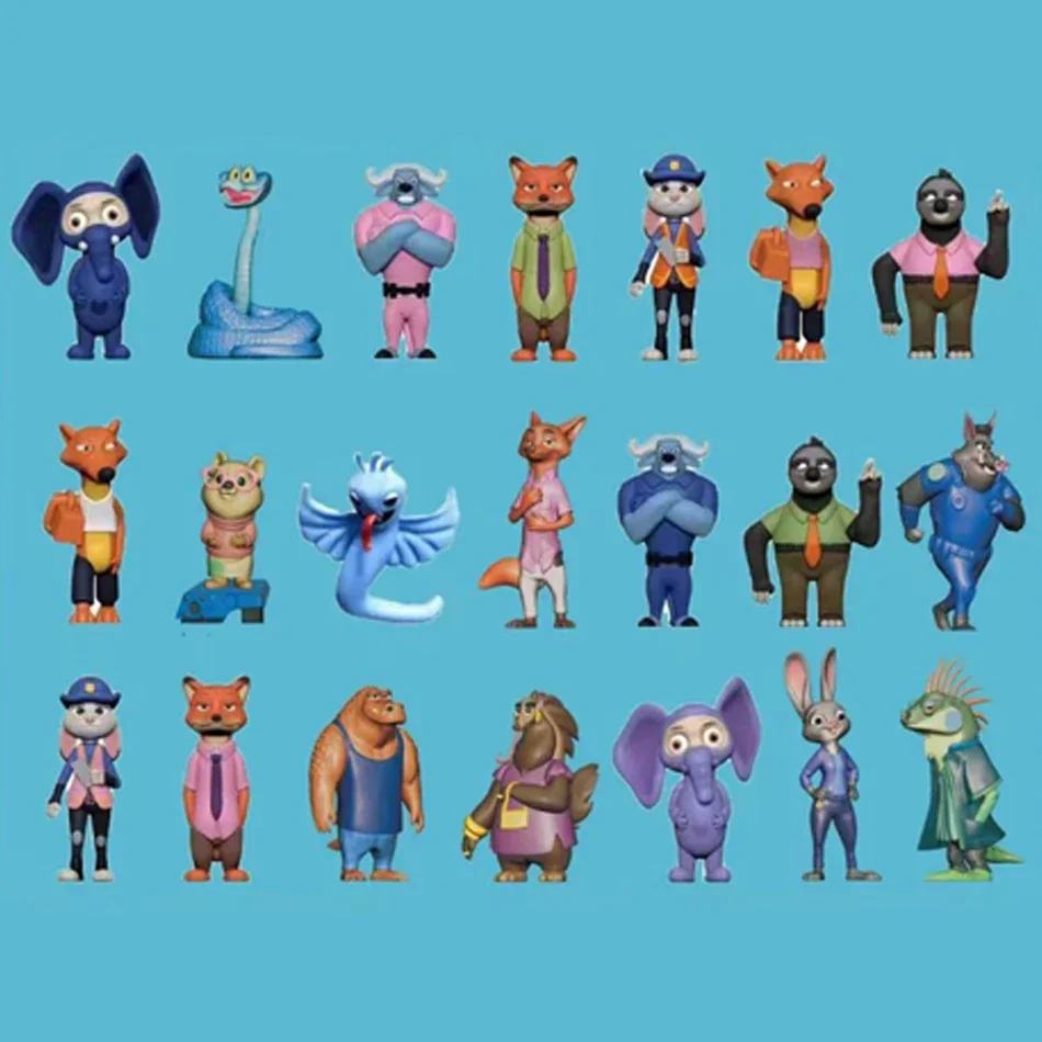 24 Uds Crazy Animal City Crazy Continuation Series caja ciega de mano regalo ornamental