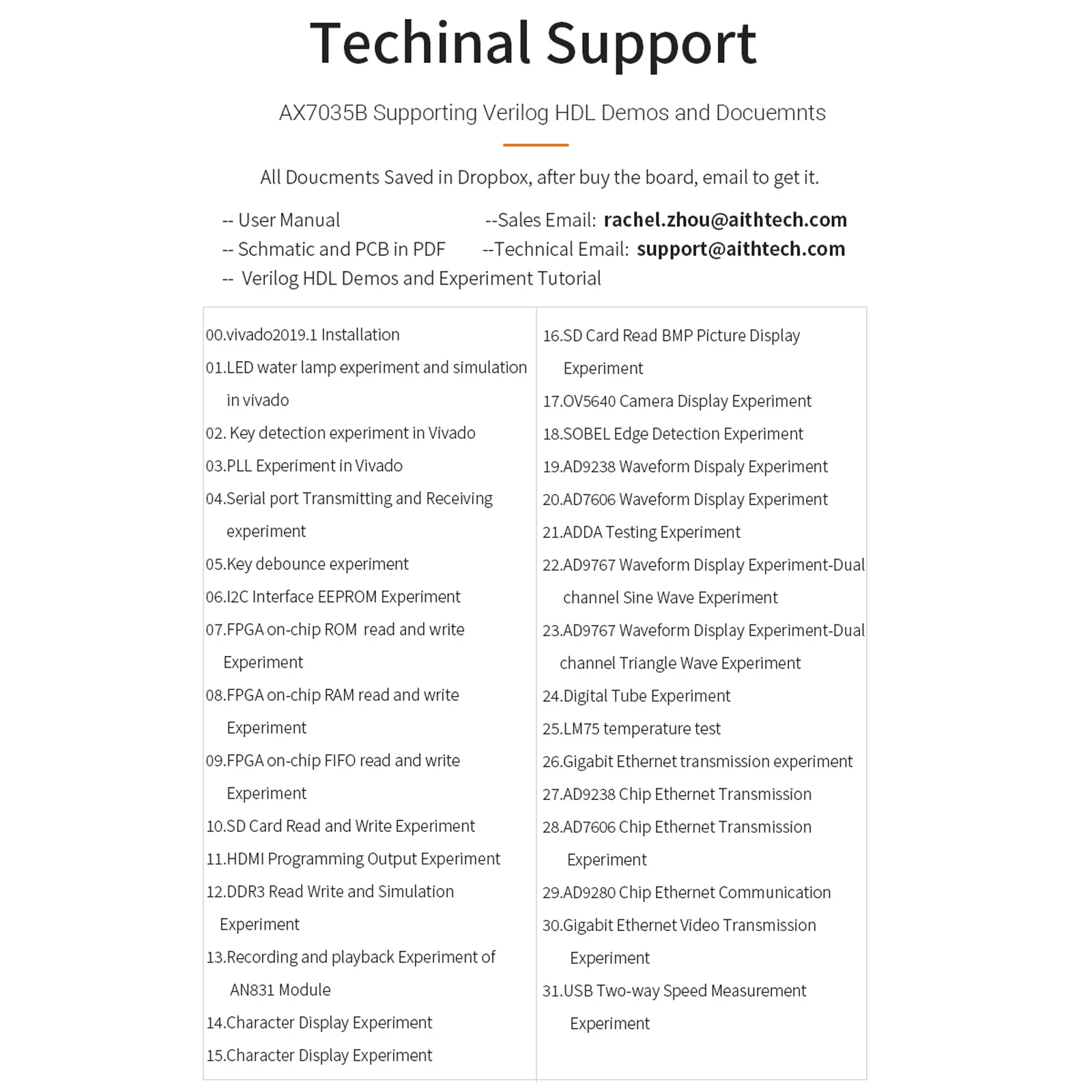 ALINX AX7035B V2.0  fpga development board XILINX AMD Artix-7 XC7A35T FPGA Board A7 SoMs Evaluation Kits