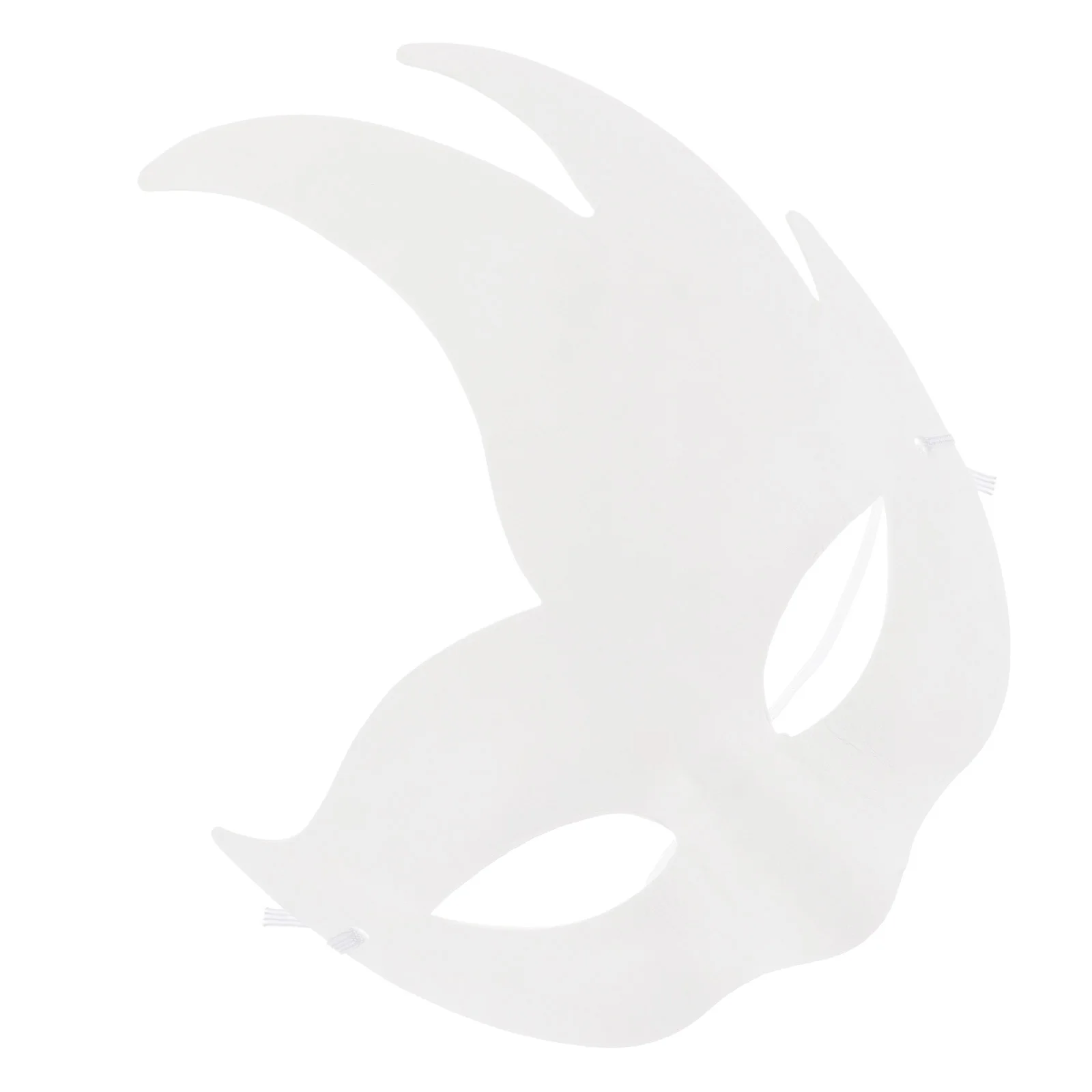 6 Pcs DIY Face Mask Party Decor Halloween Blank Cosplay Plain Masquerade Masks Ordinary Child