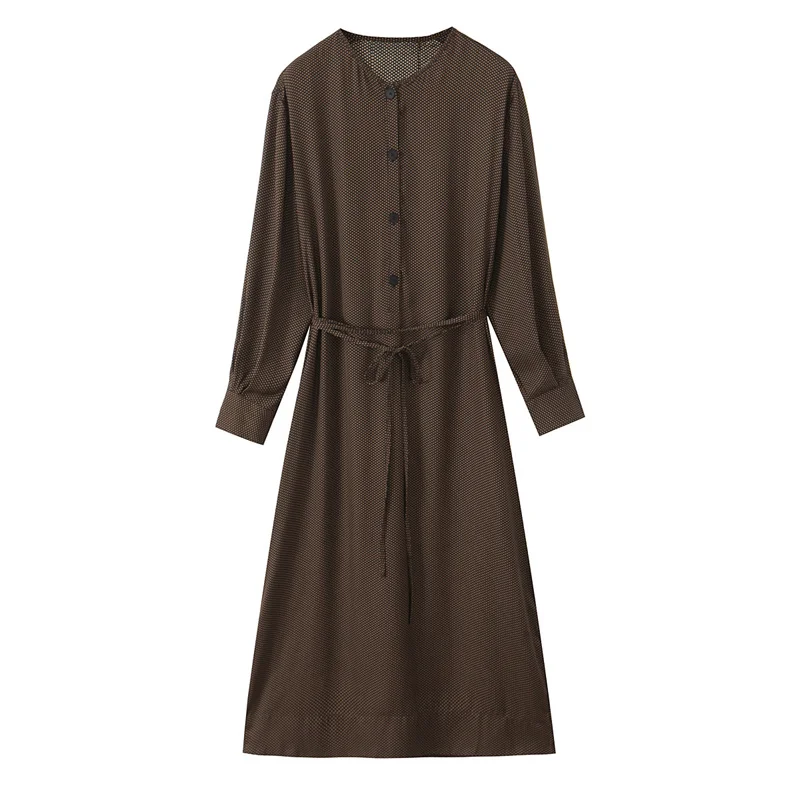 Seksowna sukienka w grochy z paskiem, damska sukienka mini w stylu vintage z kwiatowym nadrukiem i paskiem dla kobiet, seksowna sukienka w grochy z paskiem.