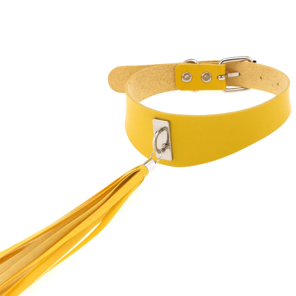 قلادة بحمالة رقبة مُبالغ فيها ومبالغ فيها ومبالغ فيها وبرجعية فردية ، صورة شارع إكليل المد ، قلادة بشراشيب من نسيج هاراجوكو