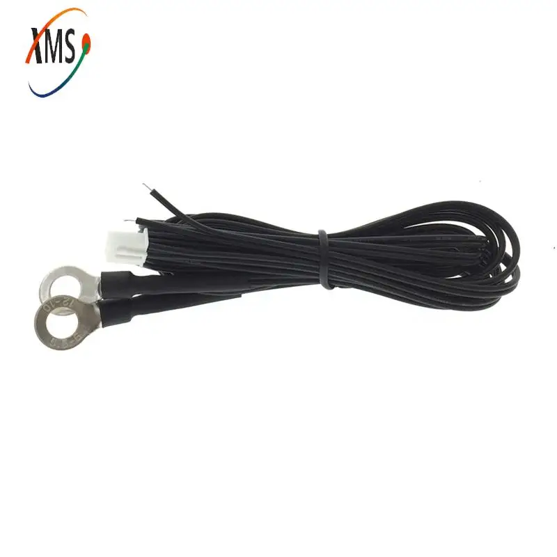 10K B3435 Surface Fixed  Probe Aperture 6MM Cover Heat Shrinkable Tube 15MM NTC Thermistor Temperature Sensor Length 1M XH2.54