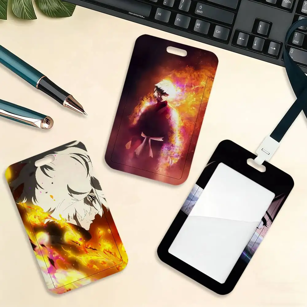 

Держатель для карт Anime Hell's Paradise Jigokuraku, защитный чехол для карт общественного транспорта, карт метро