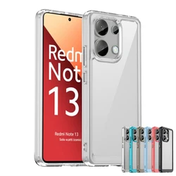 For Xiaomi Redmi Note 13 4G Case Xiaomi Redmi Note 13 Pro Plus 5G Cover Shockproof Hard PC TPU Silicon Protective Phone Cover