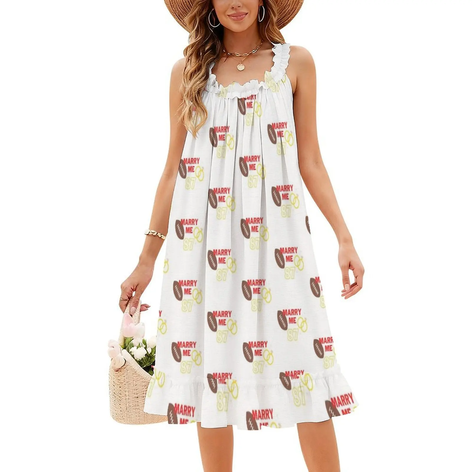 Casar-me 87 estilo preppy mini vestido para mulher a linha solto ajuste casual vestido de dia chefes número 87 87 kelce travis travis vestido