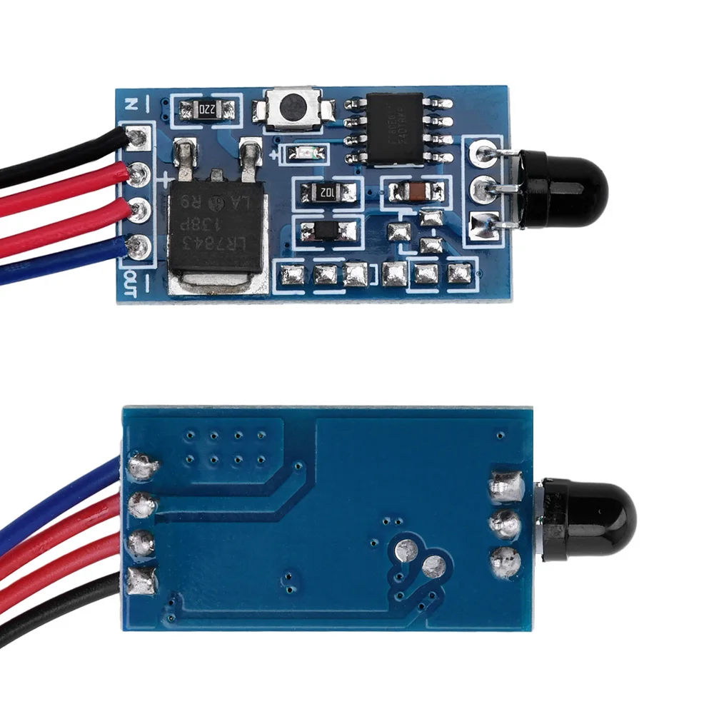 DC2.5V-5V DC5V-24V Trasmettitore a infrarossi Kit ricevitore telecomando wireless Modulo ricevitore codice di apprendimento