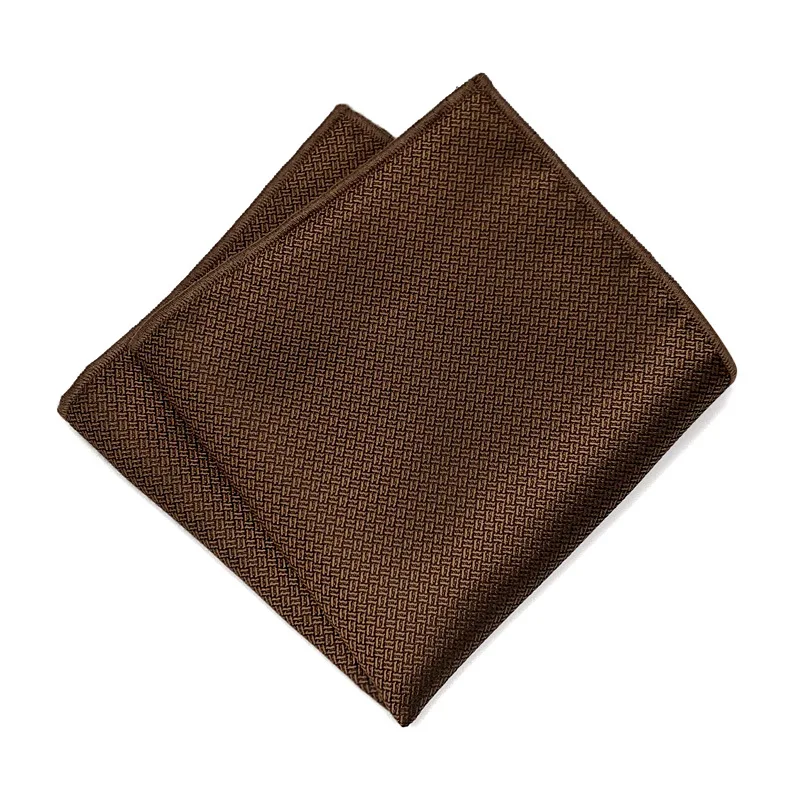 Dark Pattern Pocket Towel Trendy Man Gentleman Dress Business Wedding Suit Low-key Elegant Single Plain Square Scarf 24*24cm