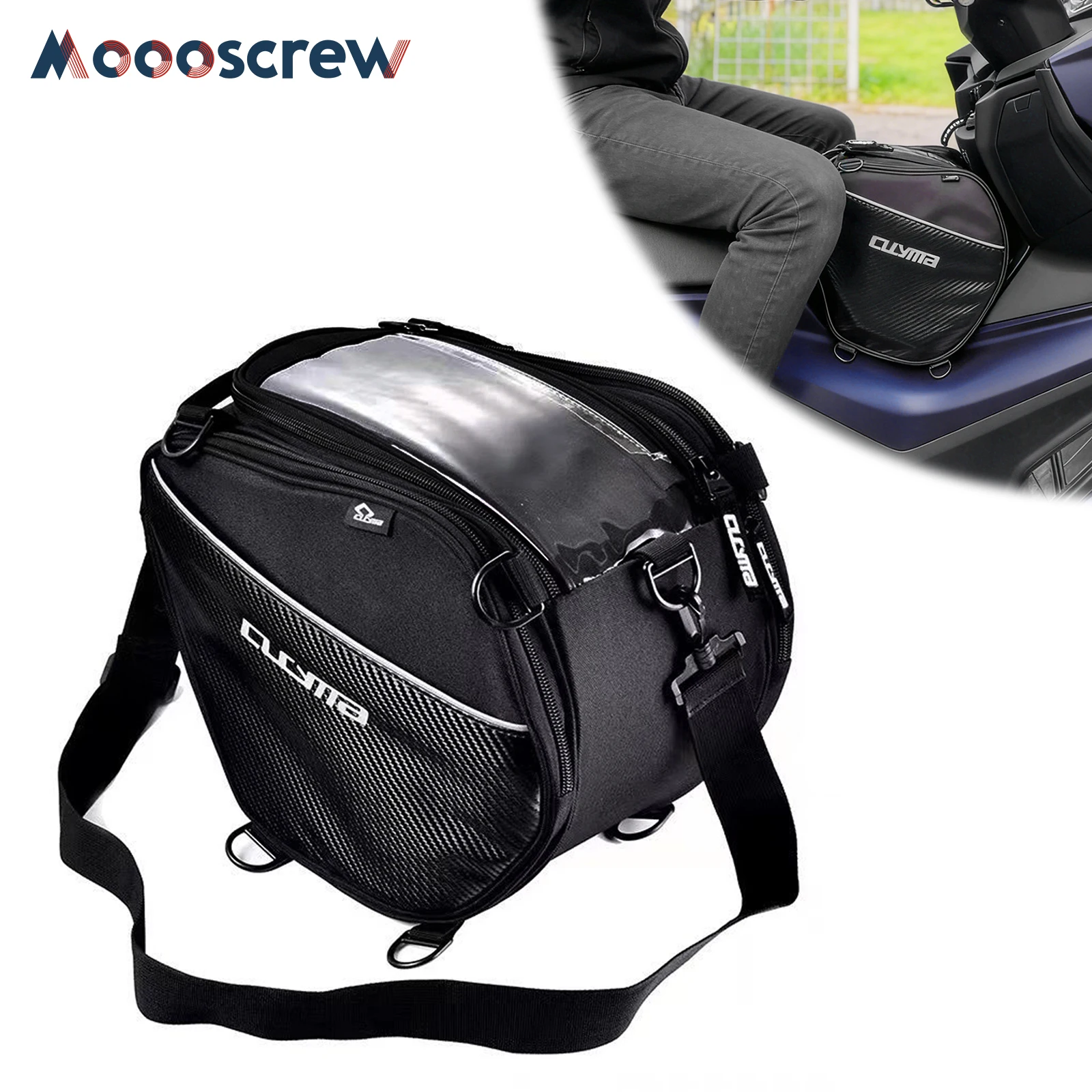 

Универсальная сумка на бак для мотоцикла, комплект треугольных ремней для круизеров, скутеров, подходит для Kymco Downtown 250 300 400 и PCX 150