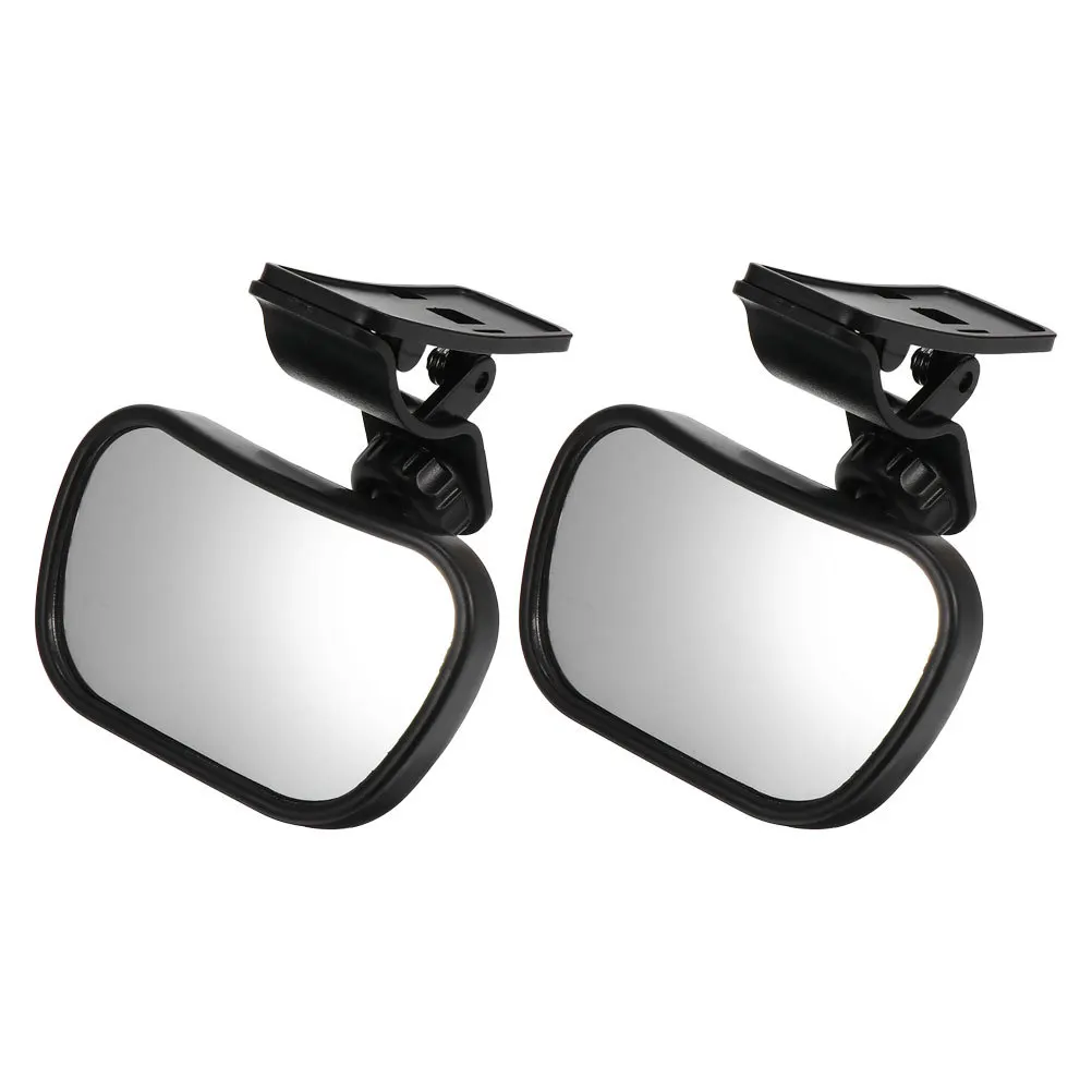 2 قطعة سيارة الطفل مرآة زاوية واسعة 360 درجة قابل للتعديل الرؤية الخلفية مراقبة الرضع المقعد الخلفي سلامة سيارة الطفل مرآة