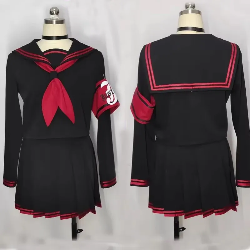 Azul Anime archivo KAZEKURA MOE Cosplay Ichika traje de marinero disfraz Halloween vestido de fiesta de año nuevo