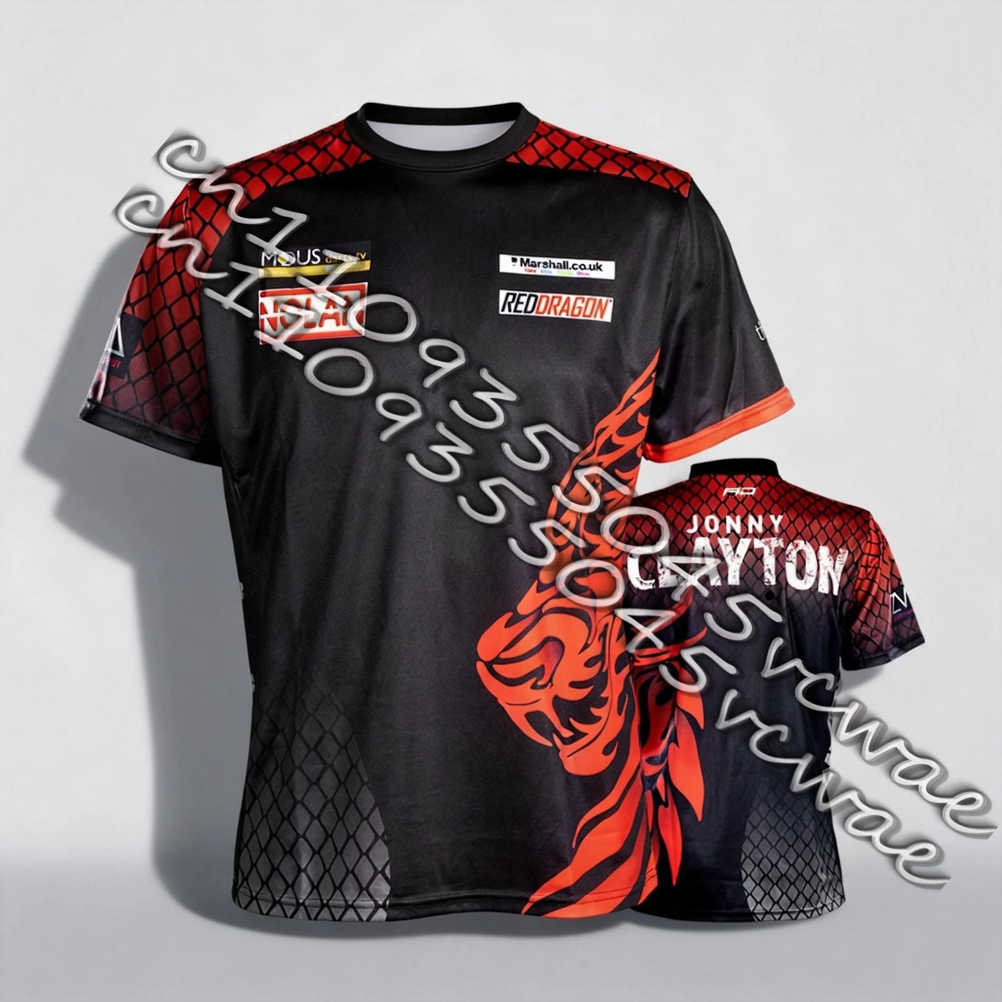 

MOTO 2026 New Hot Selling Dart Competition Team Uniforms Full Series Fans T-shirt Summer Adult and Children's Top