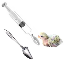 Vogel Papagei Feeder Löffel mit Manuelle Spritze Baby Vogel Wasser Milch Medizin Fütterung Spritze 20ml