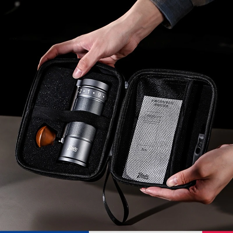 Coffee bean grinder hand crank hand grinder coffee bean grinder hand punch external adjustment portable adjustable outdoor home