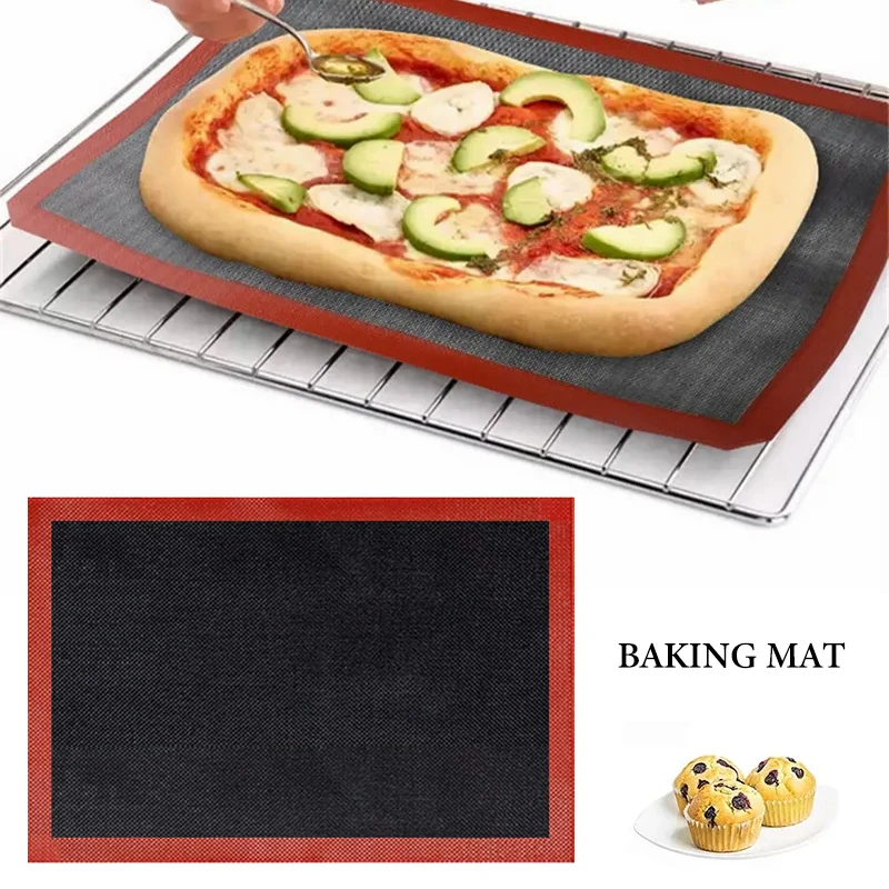 Non-Stick Silicone Baking Mat Pad Cookie Baking Gadget Cake Bakeware Pastry Tools For Kitchen Rolling Dough Mat