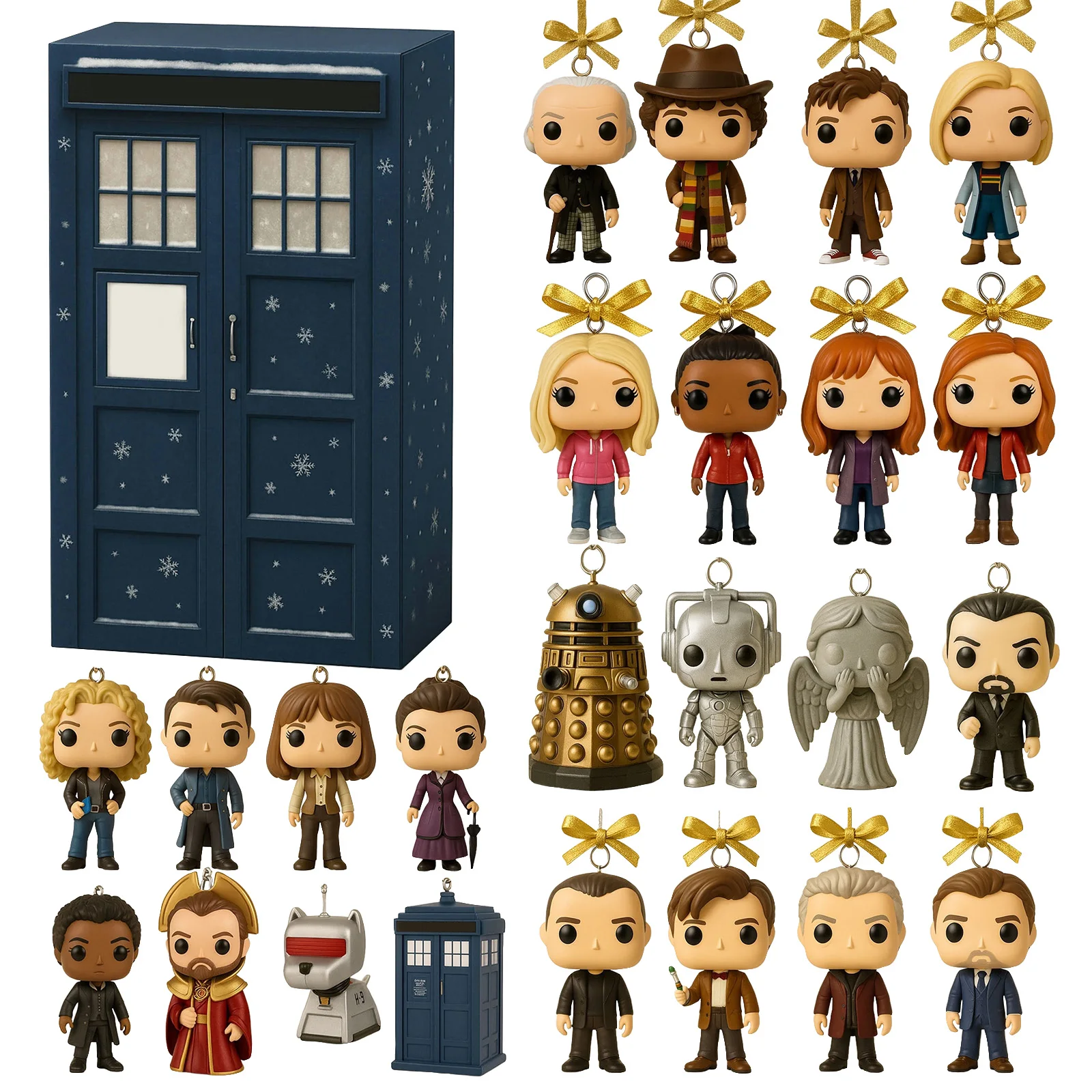 تقويم 2d Doctor Who Advent 2025 - 24 يومًا من الشخصيات القابلة للجمع والعروض الحصرية، العد التنازلي النهائي لمحبي الخيال العلمي