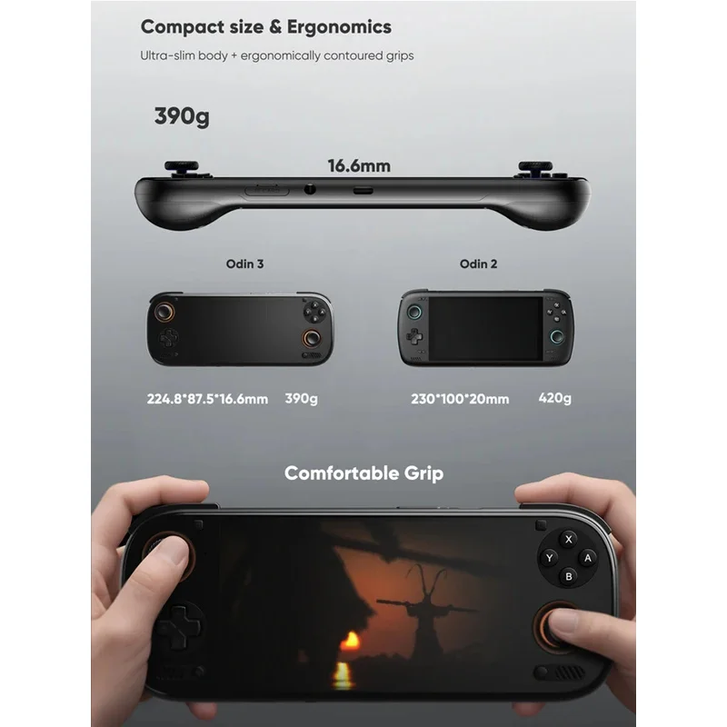 AYN Odin 3 Android Handheld 6'' 1080p AMOLED Screen Gaming Console Handheld