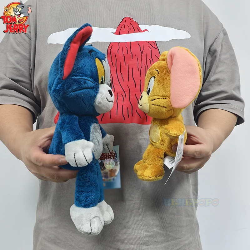 톰과 제리 플러시 32cm 톰 23cm 제리 인형 영화 시리즈 어린이를 위한 소장품