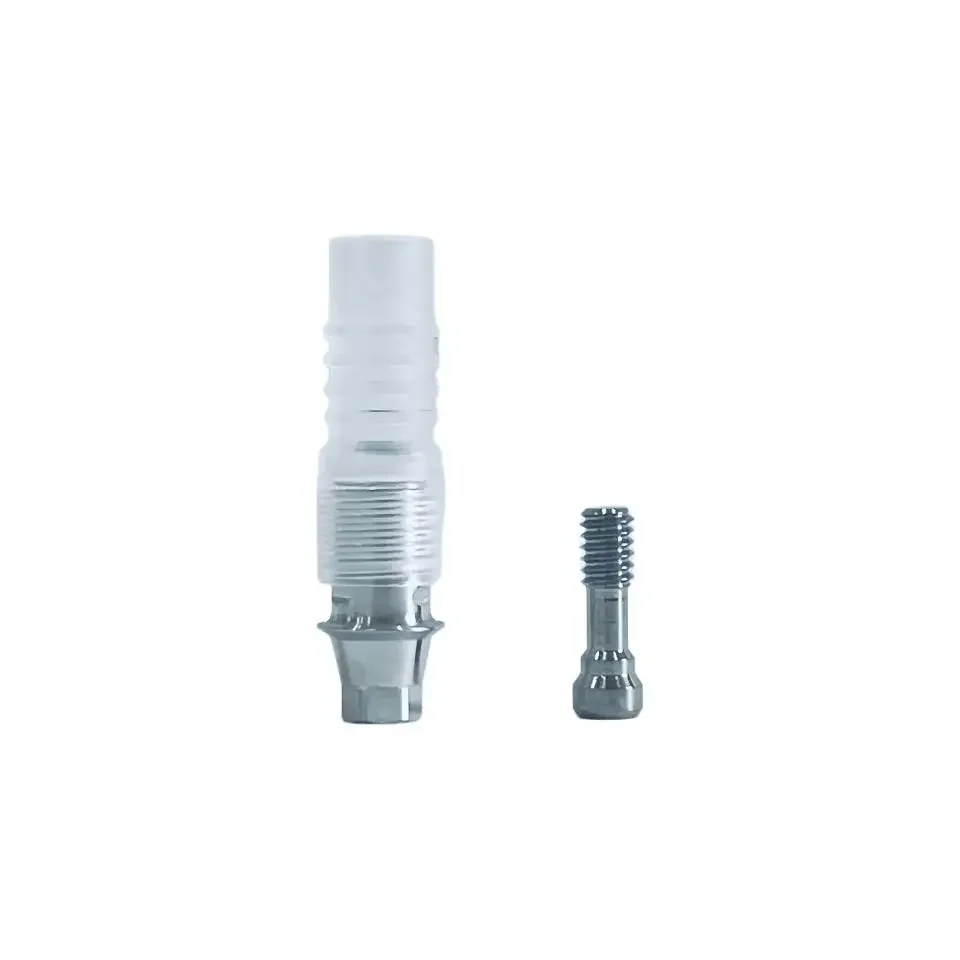 UCLA CoCr Castable Abutment with Screw 2pcs Compatible Osstem M R Dentium ITI NC RC Bego Dental Implant Lab Casting Components