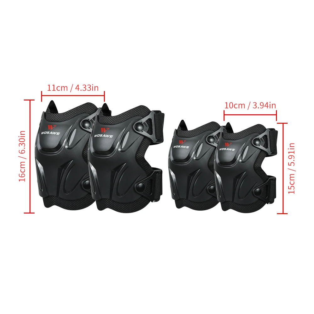 WOSAWE Adult MTB Motorcycle Knee Pads Elbow Body Joint Protection Protective Ski Skateboard Snowboard Motocross Kneepad Guard