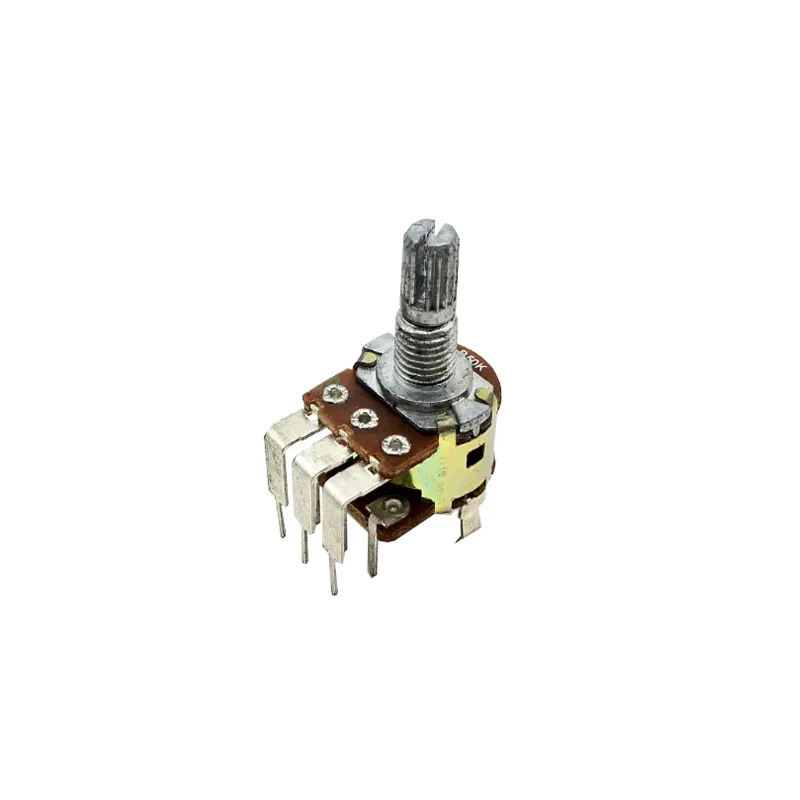 1 pz 148 16 tipo doppio Volume potenziometro interruttore B50K B10K prugna asse 15MM D1010
