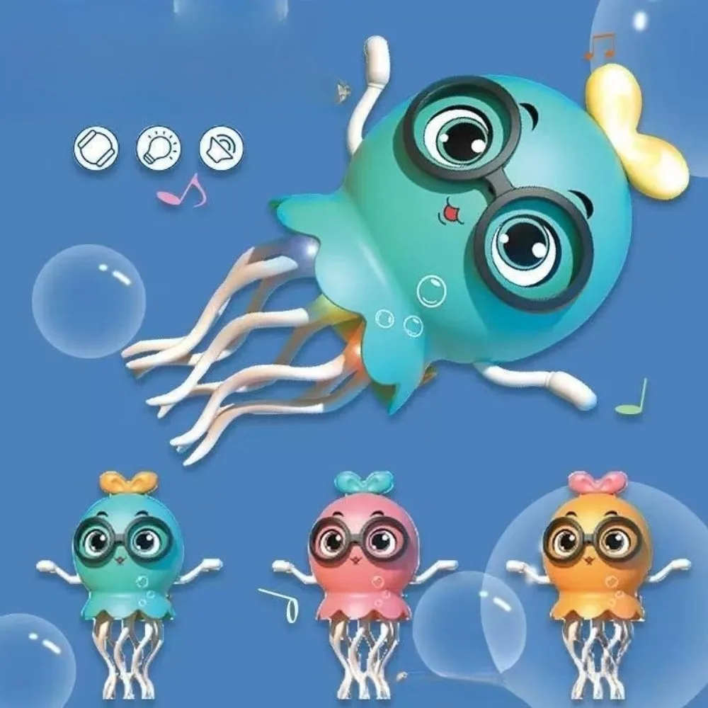 Funny Dancing Jellyfish Squid Fish Dancer Toys Automatic Obstacle Avoidance Walking Electronic Weird Toys with Music Light