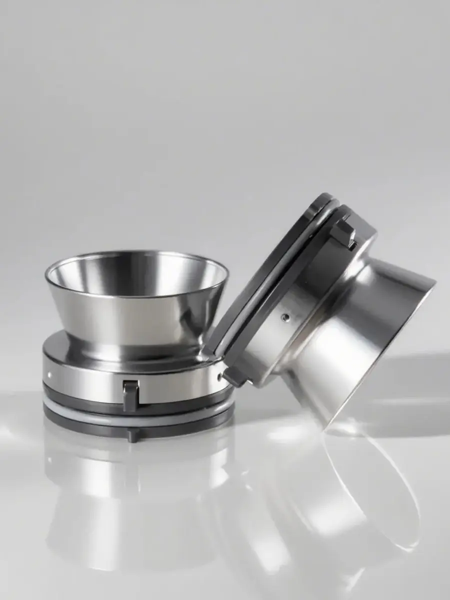 1 Para Standardowych Adapterów Piasty NAB 1/4" w Kolorze Srebrnym do Magnetofonów Szpulowych, Aluminiowe Kielichy — zdjęcie produktu 7
