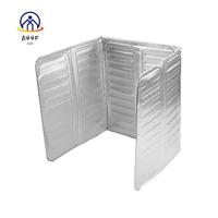 A44F-Kitchen Cooking Frying Oil Splash Screen Cover Anti Splatter Shield Guard Aluminium Foil Scald Proof Board Protection