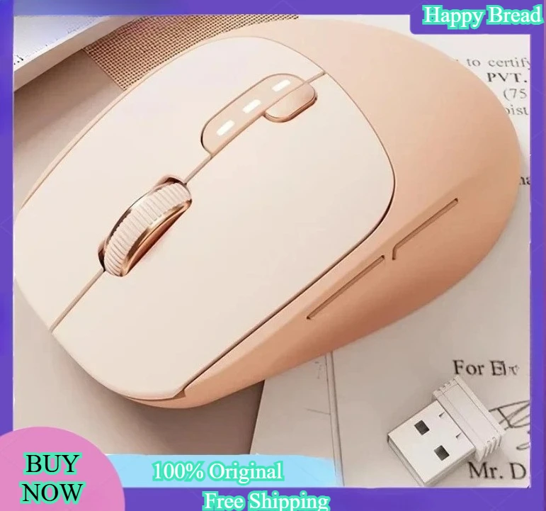 

Eweadn Q5 Wireless Bluetooth Mouse Silent Dual Mode Rechargeable Comfortable Office Desktop Computer Laptop Peripheral Gift
