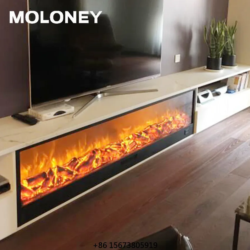 

70inch Wholesale Heat Decorative Electric Fireplace With Temperature Control