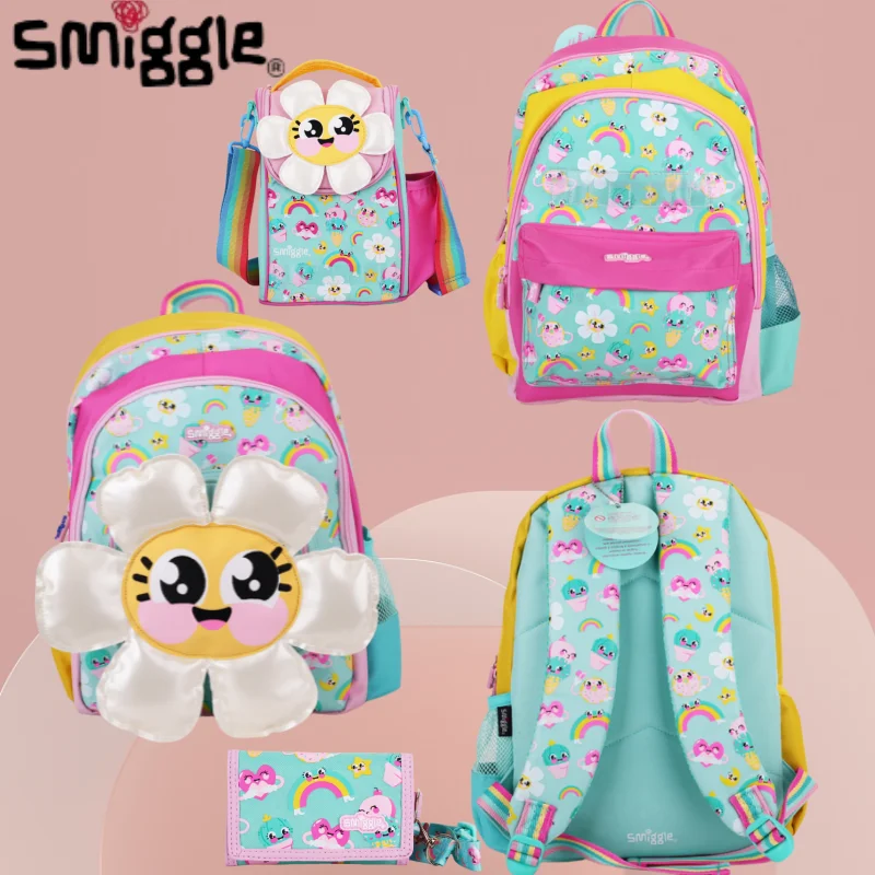 

Hot Sale Australian Smiggle School Bags Sunflower School Bags Student Stationery Pencil Case Lunch Bag Backpack Student Gift