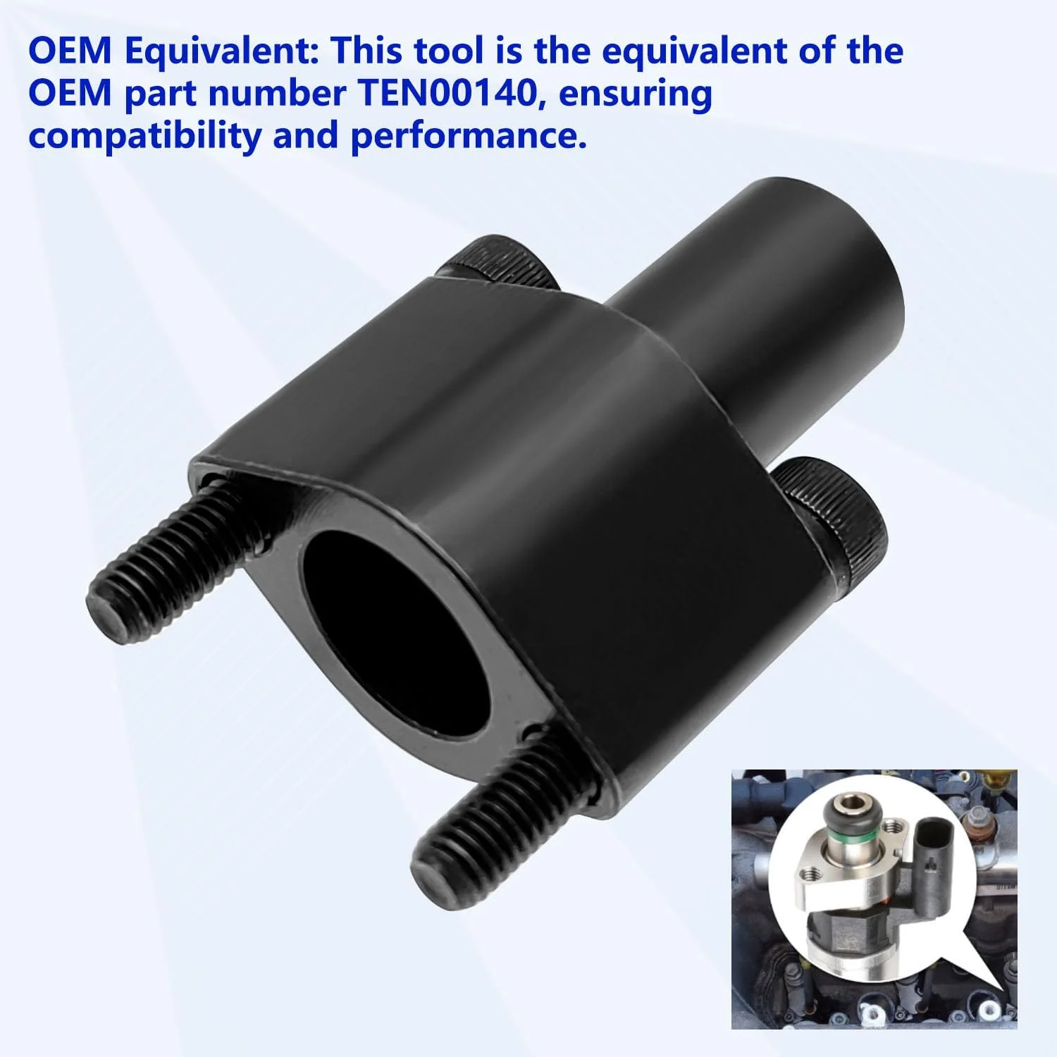 Outil d'extraction d'injecteur de carburant-Compatible avec GM, Buick, Vauxhall, Opel & MG Direct 1.0L, 1.4L, 1.5L essence d'injection, OEM TEN00140