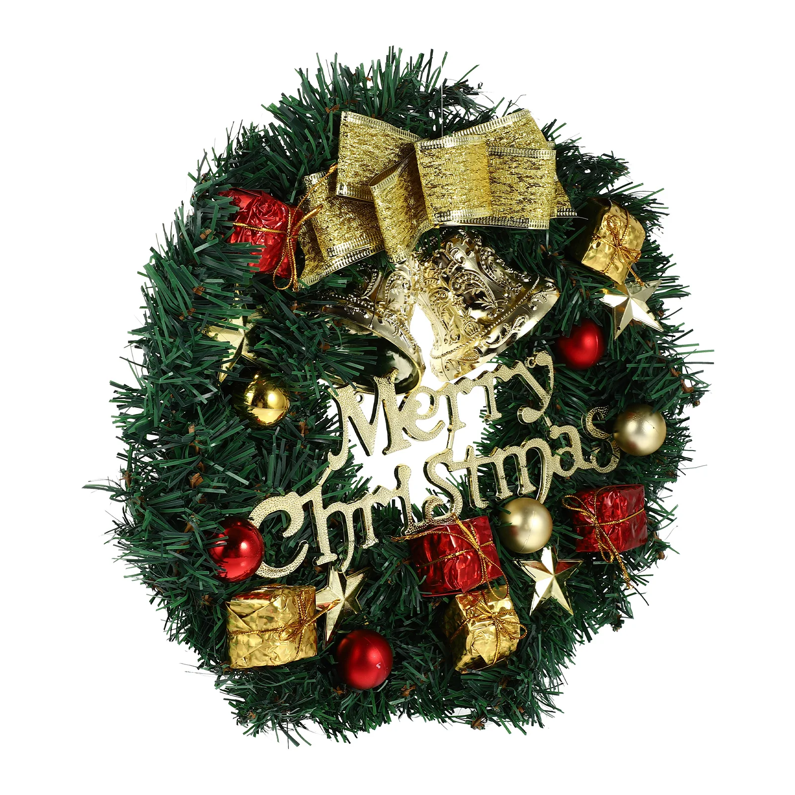 

Christmas Artificial Wreath Premium Lifelike Festive Door Wall Hanging Decor for Holiday Party Xmas Decoration