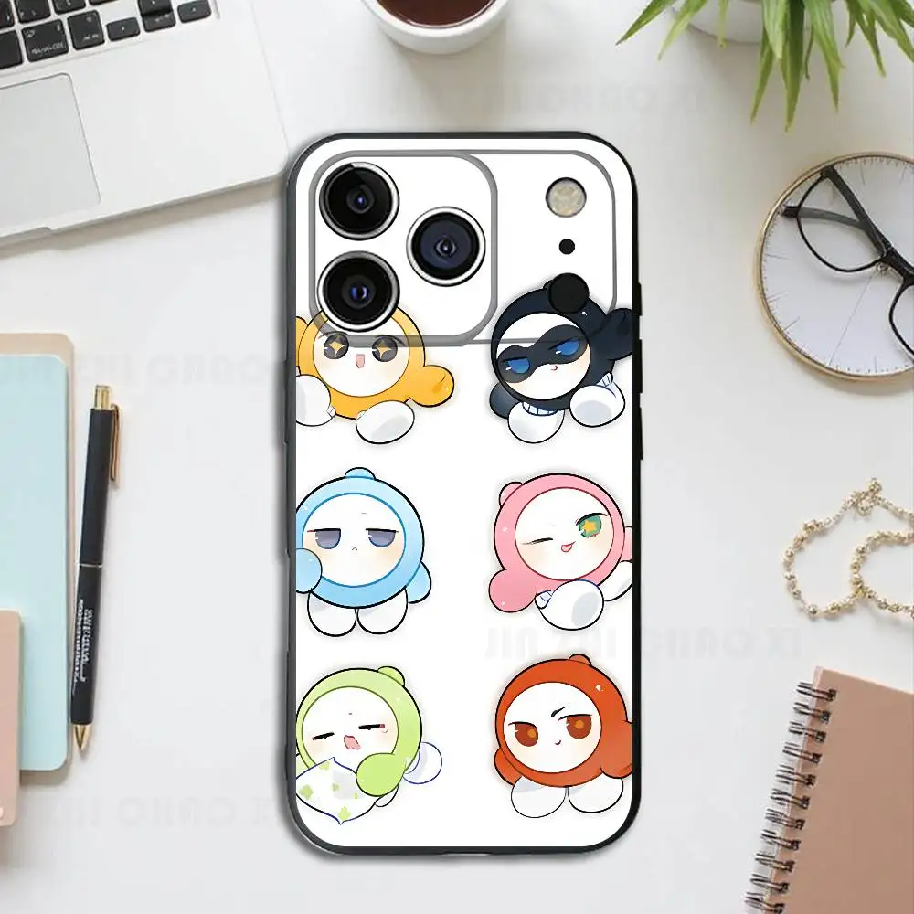 Game E-Egg Party Silicone Phone Case For IPhone 17 16 15 14 13 12 11 X XS Plus Pro Max Shockproof Soft Cover