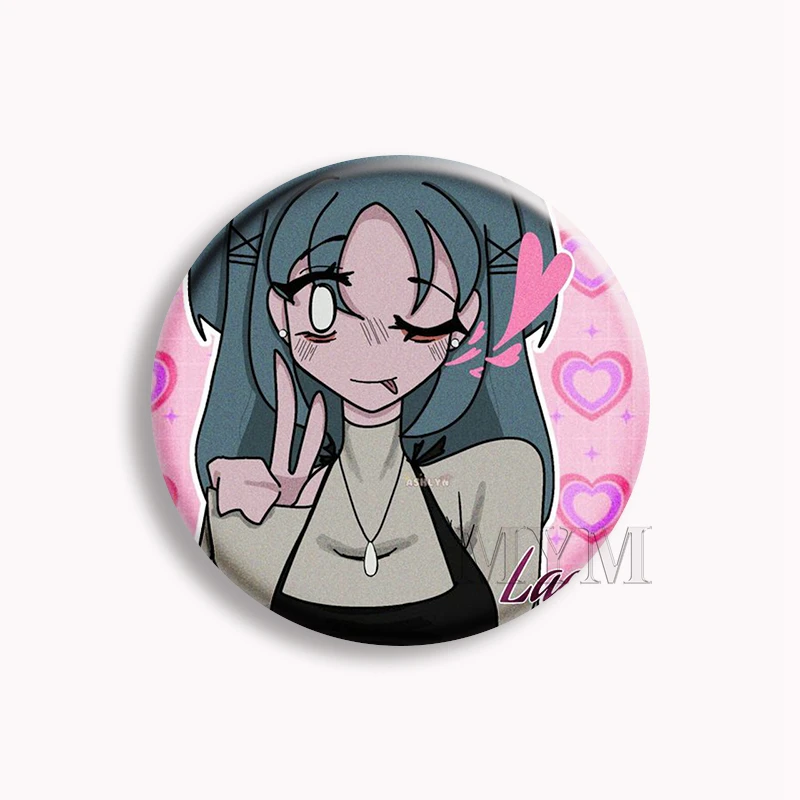 Horror Game Lacey's Games Anime Button Pin Lacey's Petshop Cartoon Brooch Badge Bag Accessories Decor Gamer Collect Fans Gifts view 6